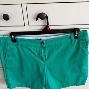 J.Crew Vibrant Green 7” shorts